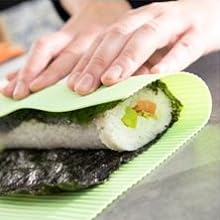 Kit Sushi, Sushi Maker con Libro de Recetas de Arroz Sushi, Maquina para Hacer Sushi en Casa