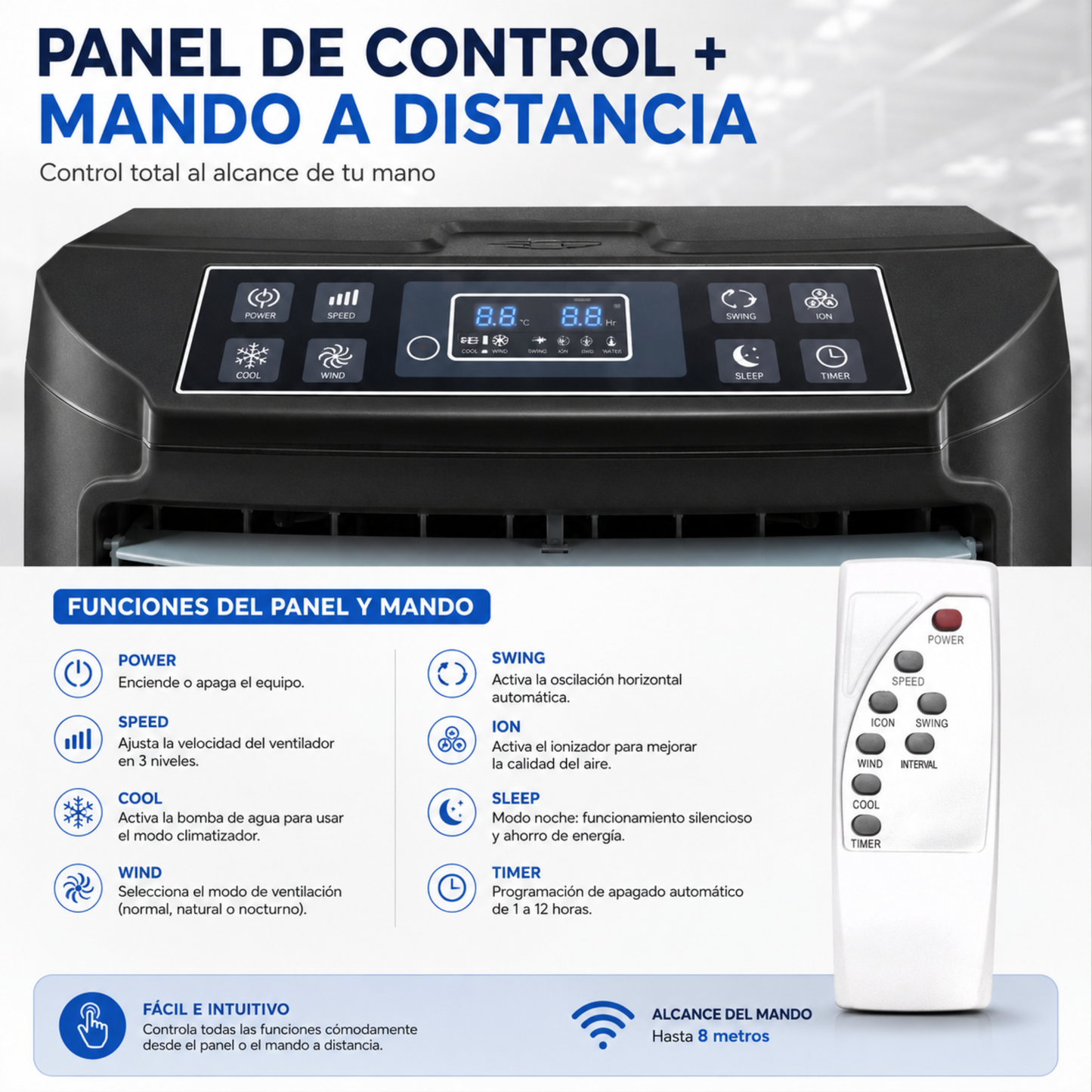 Climatizador Evaporativo Industrial VONALA BLACKOOL6
