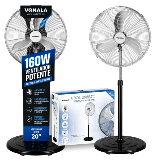 Ventilador Industrial de Pie 160W (Vonala Premium)